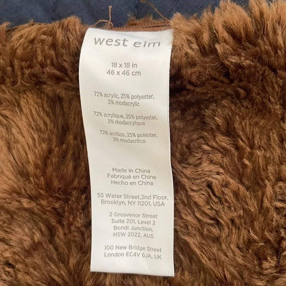 West Elm pillowcase